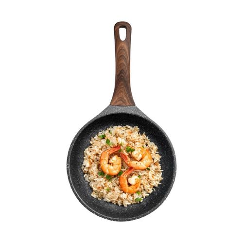 Sartén De Aluminio Fundido 28cm Marble Black Pro Bogner BFPB28P