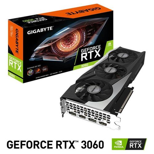 Tarjeta de Video GIGABYTE GeForce RTX 3060 GAMING OC 12GB GDDR6 GV-N3060GAMING OC-12GD
