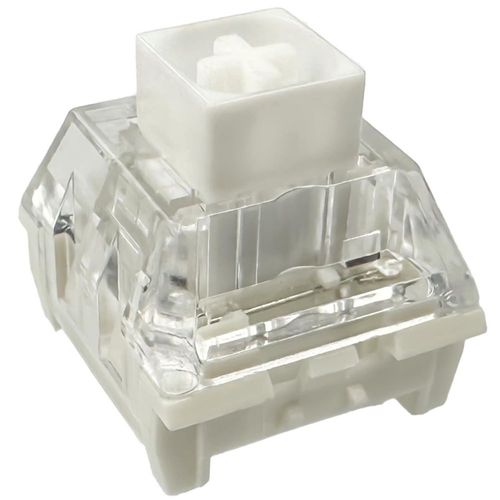 Interruptores mecánicos Kailh Box blancos para teclado, 3 pines, 45 gf