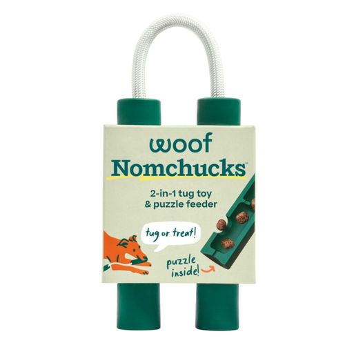 Juguete de Rompecabezas y Tirón WOOF Nomchucks para Perro