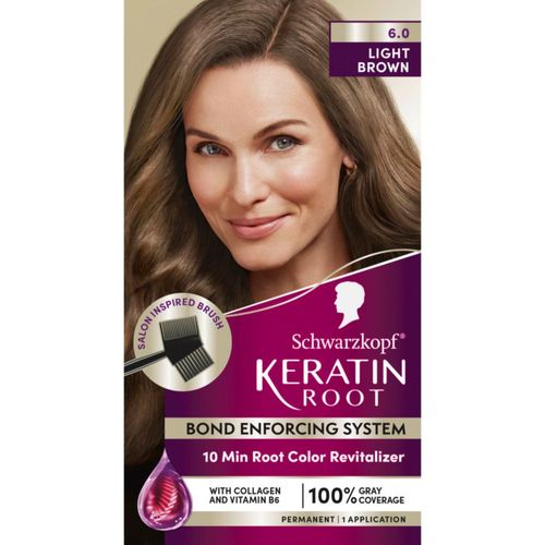 Tinte de Raíz Schwarzkopf Keratin 6.0 Marrón Claro