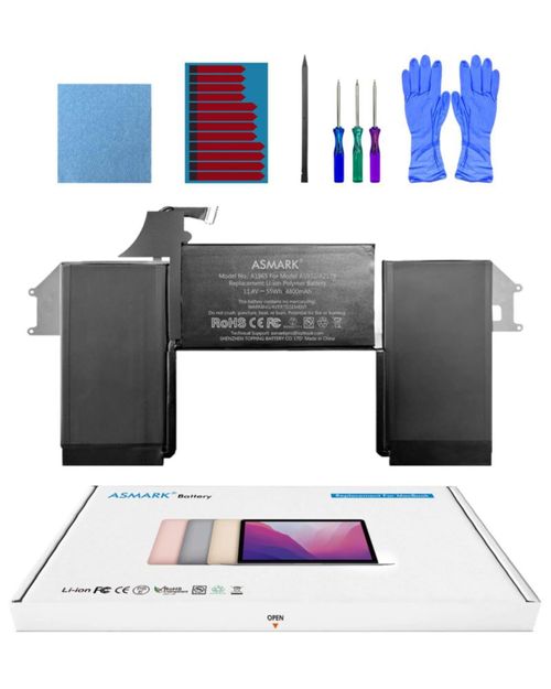 Batería ASMARK A1965 4800 mAh 55 Wh 11.4 V para MacBook Air