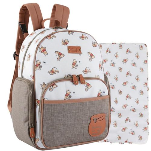 Mochila Disney Winnie the Pooh para Pañales con Almohadilla Cambiadora