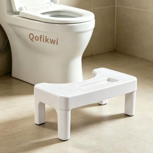 Banqueta portátil de plástico Qofikwi 17 cm