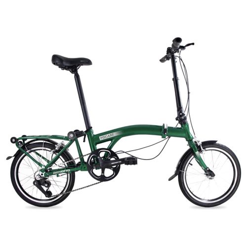 Bicicleta BENOTTO Plegable PIEGARE R16 3V Aluminio Frenos V Verde
