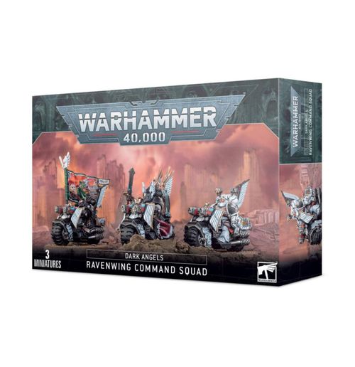 Miniatura de Games Workshop del Escuadrón de Mando Dark Angels