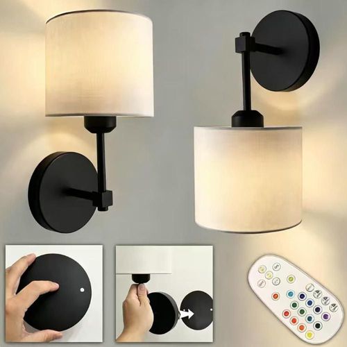 Apliques de pared Reddragon Lighting juego de 2 con batería