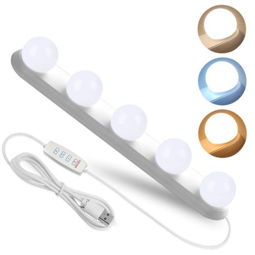 Luz de Maquillaje LED HELOIE para Tocador Alimentación USB