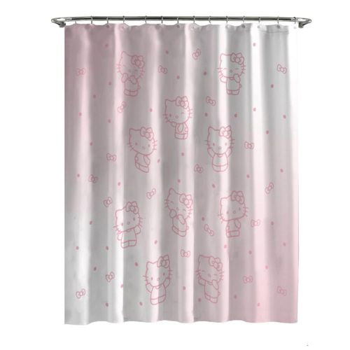 Cortina de ducha Hello Kitty rosa 178 cm x 183 cm – Jay Franco