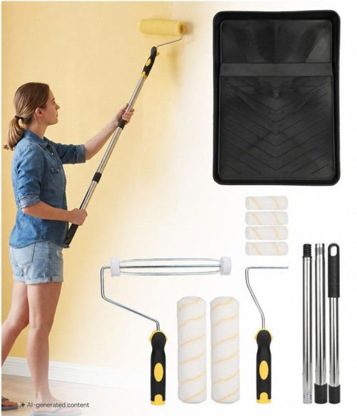 Kit de rodillos de pintura Bates Choice 23 cm y 10 cm – 10 piezas