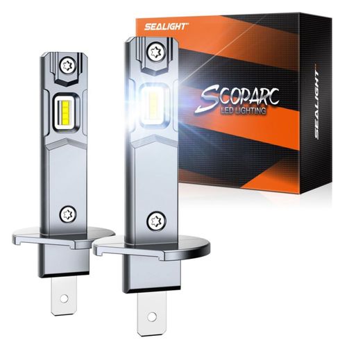 Bombillas H1 SEALIGHT 40000 lm 6500K Luz Blanca Fría Pack de 2