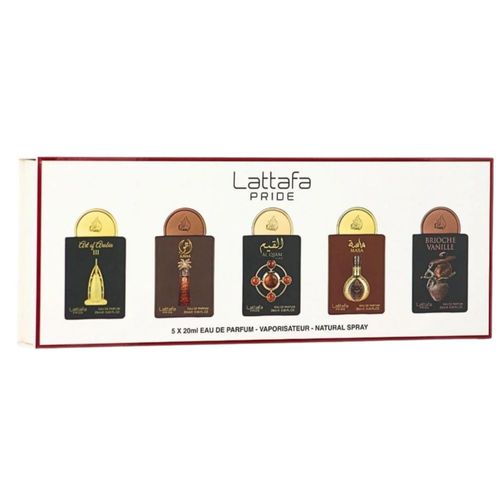 Set de regalo Perfume Lattafa Pride colección n.º 4 5 x 20 ml