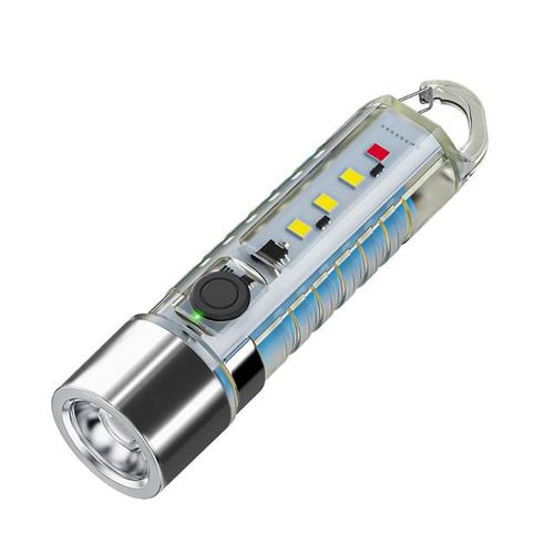 Mini Linterna LED Recargable de Llavero de Alta Luminosidad,Linterna de Mano Portátil Multifuncional para Uso Diario.HOGAWAY