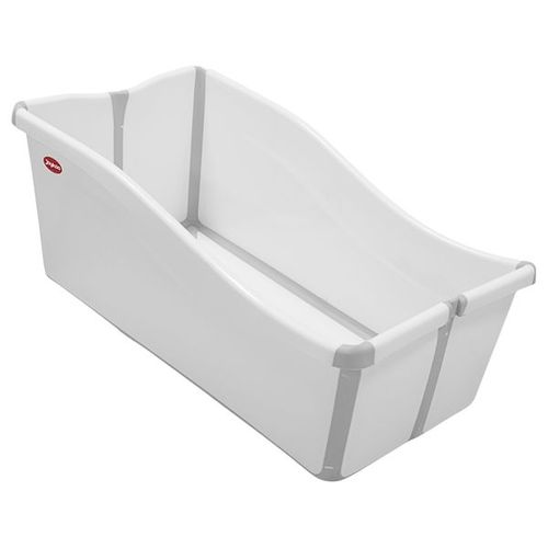 Bañera Plegable Para Bebé Antideslizante Con Tapón De Desagüe 6 A 18 Meses Hasta 25 Kg - Gris
