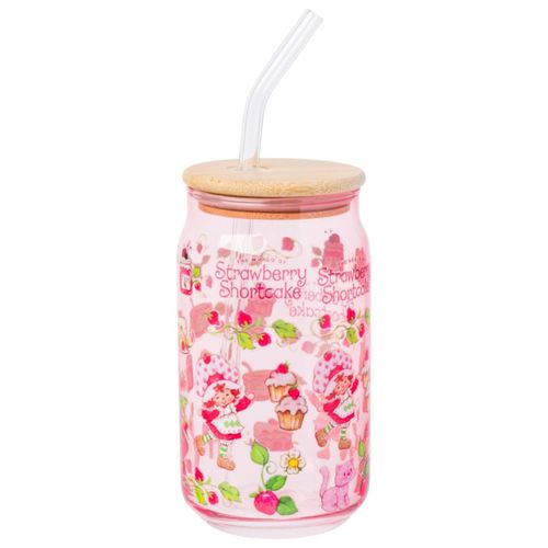 Vaso de Vidrio Silver Buffalo 473 ml Strawberry Shortcake