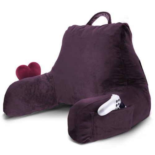 Almohada de Lectura Nestl Morado con Soporte para la Espalda