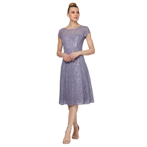 Vestido S.L. Fashions 8 Mystic Heather con lentejuelas