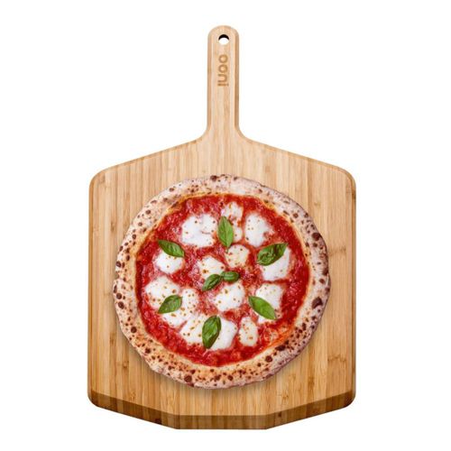 Pala de pizza de bambú Ooni 36 cm – Espátula y tabla de servir