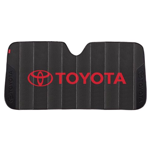 Parasol para parabrisas Toyota Plasticolor 140 cm x 58 cm rojo