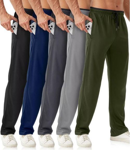 PANTALONES OZYJD Jogger para Hombre con Bolsillos con Cremallera y Malla para Entrenamiento