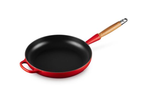 Sartén Le Creuset de 26 cm color Cereza con mango de madera