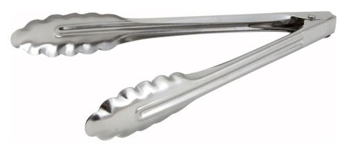 Pinzas de Utilidad Winco 23 cm Acero Inoxidable con Resorte Enrollado