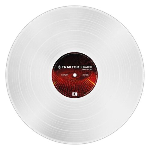 Native instruments traktor scratch control vinyl mk2 blanco