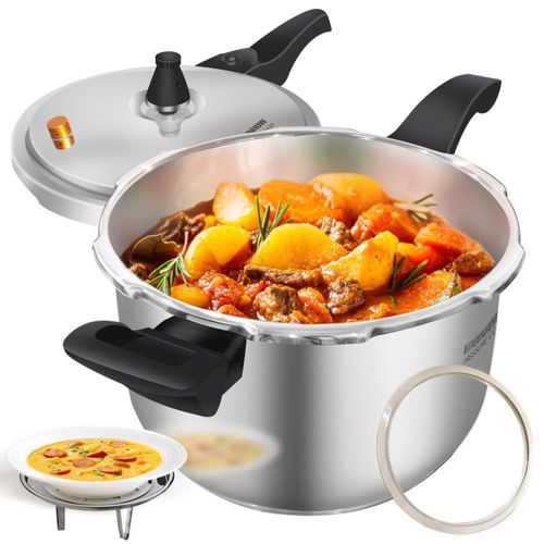 Olla a presión Vitasunhow 7 L de acero inoxidable para estufa