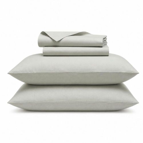 Smart Bamboo Juego de Sábanas Blend Plata King Size