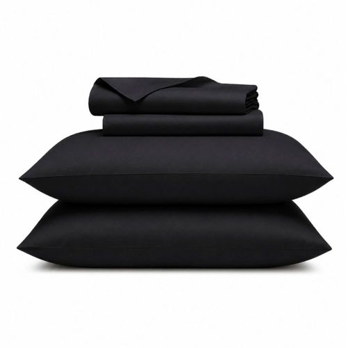 Smart Bamboo Juego de Sábanas Blend Carbón Queen Size