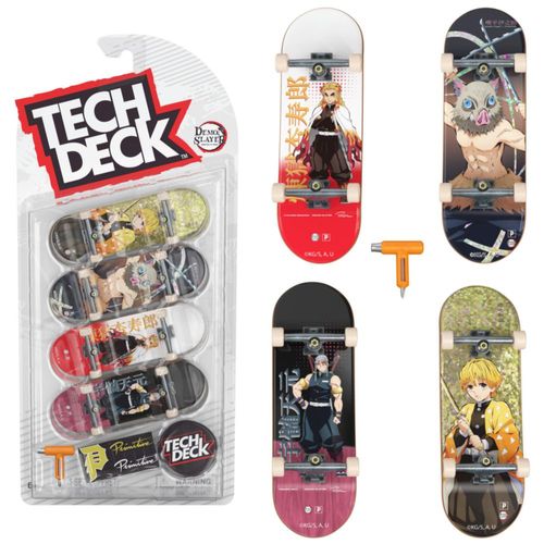 Set de 4 Fingerboards Spin Master Tech Deck – Demon Slayer