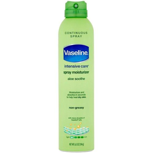 Hidratante en spray Vaseline 184 g Aloe Fresh - Pack de 6
