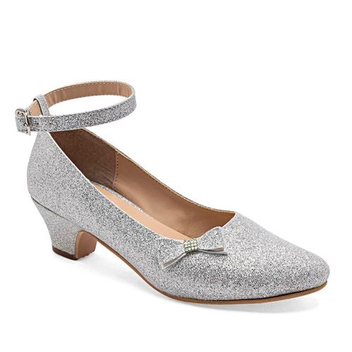Caramel zapato para fiesta para preescolar niña plata cod 111998-1