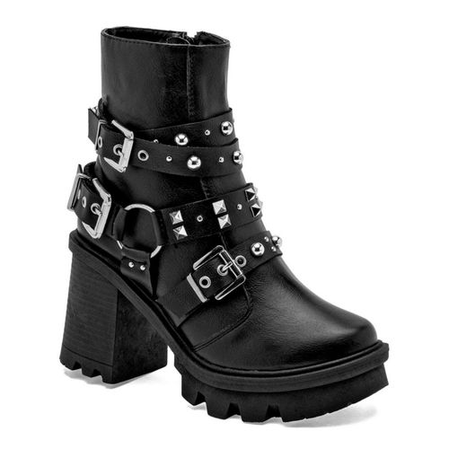 Cruz Shoes bota para mujer negro cod 147268-E