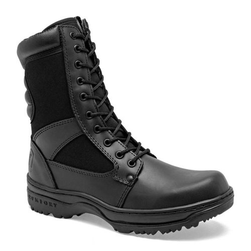 Jack Rud bota piel tã¡ctica para mujer negro cod 147324-E