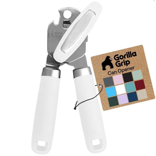 Abrelatas GORILLA GRIP Acero Inoxidable Blanco