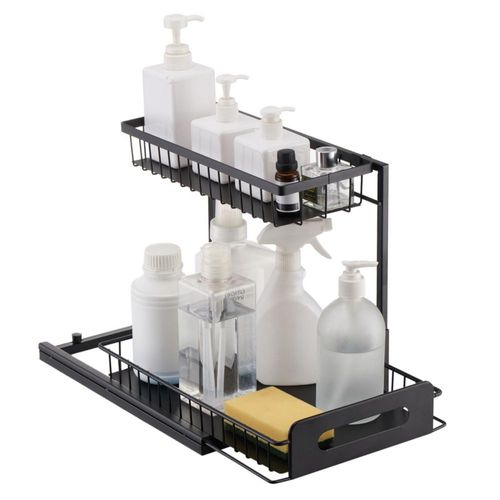 Organizador de Armario VEVOR 27x36 cm Cesta de Alambre Deslizante