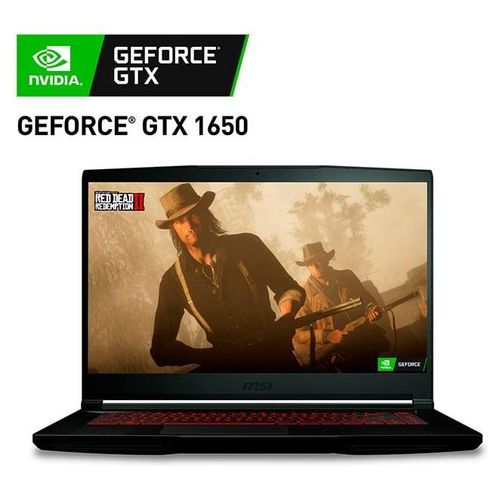 Laptop Gamer MSI GF63 Thin GeForce GTX 1650 Core I5 10300H 16GB 256GB