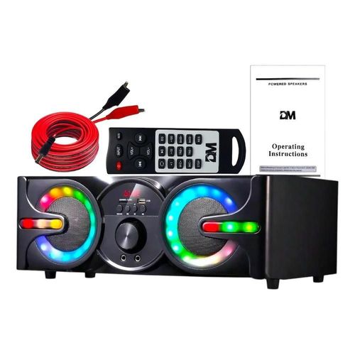 Minicomponente dm-h3007 multimedia speaker sonido 3d rgba