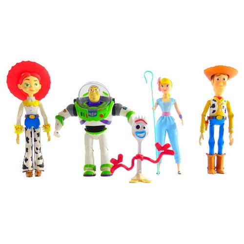 Muñecos Toy Story 4 Buzz Lightyear Woody Bopeep Jessie Forky Multicolor