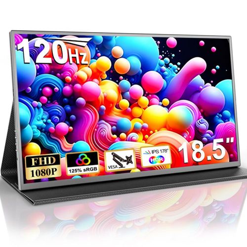 Monitor portátil COOLHOOD 47 cm 120 Hz FHD USB‑C HDMI
