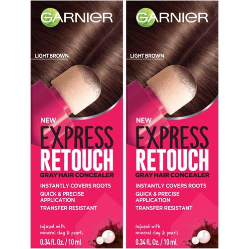 Garnier Color de Cabello Express Retouch Marrón 20 ml Corrector de Canas