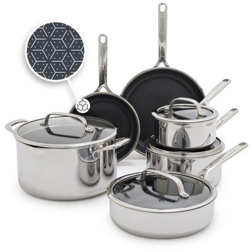 Juego de Utensilios de Cocina GreenPan Spectra 10 piezas Acero Inoxidable sin PFAS