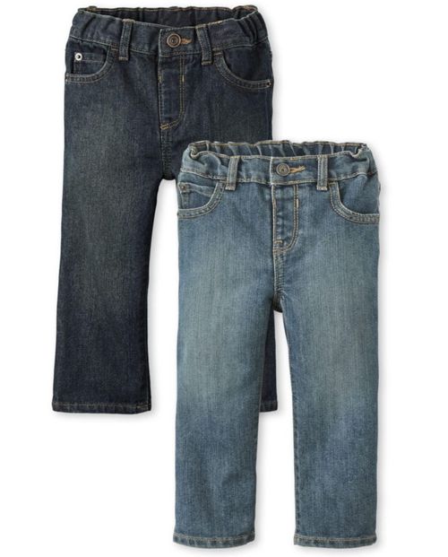 Pantalones The Children's Place 3T Pack de 2 Jeans de Corte Acampanado
