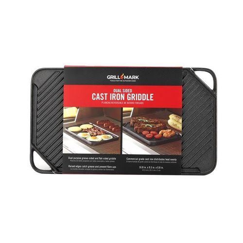 Plancha Grillmark de Hierro Fundido 43 cm Negro