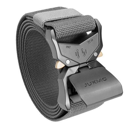 Cinturón táctico JUKMO Military Hiking Rigger 1.5 Nylon Web Grey