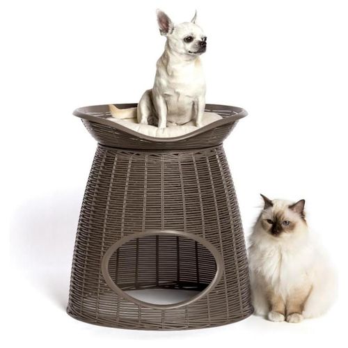 Casa Mascota Gato Cuccia Pasha 52x50x46/55cm Café Sunny
