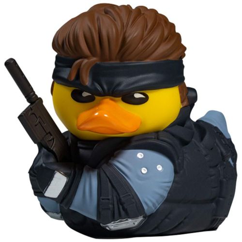 Figura coleccionable de vinilo con forma de pato de goma TUBBZ Solid Snake