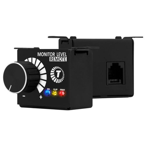 Nivel de monitor control remoto volumen taramperios negros