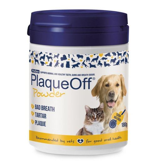 Polvo Dental ProDen PlaqueOff 180 g para Mascotas